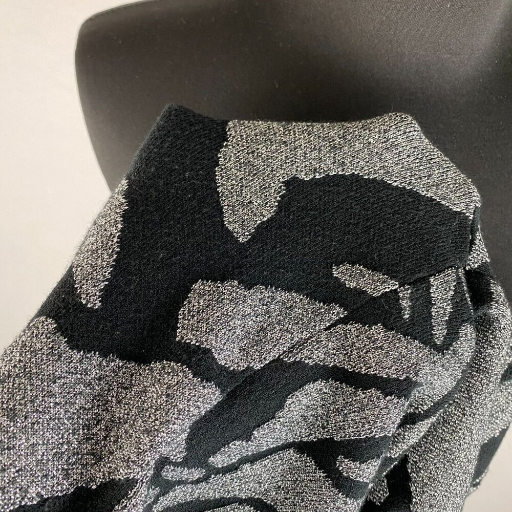 H&M Sweater Top Womens M Metallic Sparkle Holiday Christmas New Years Party - Picture 10 of 12